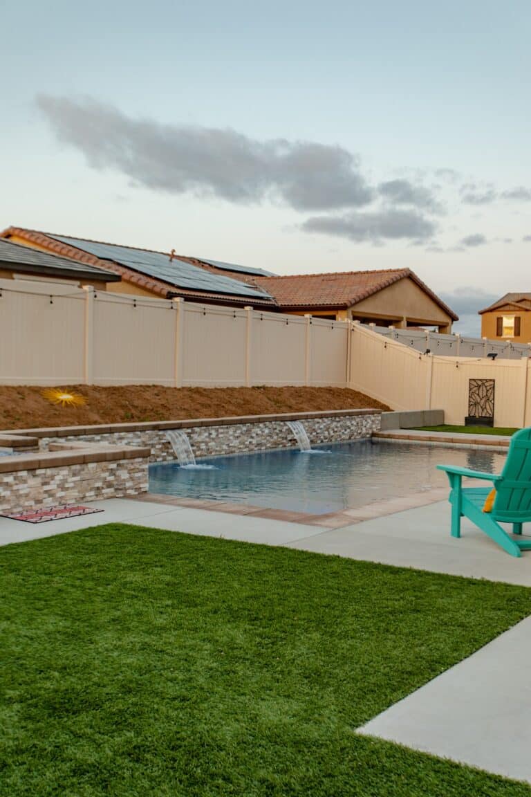 Custom backyard pool