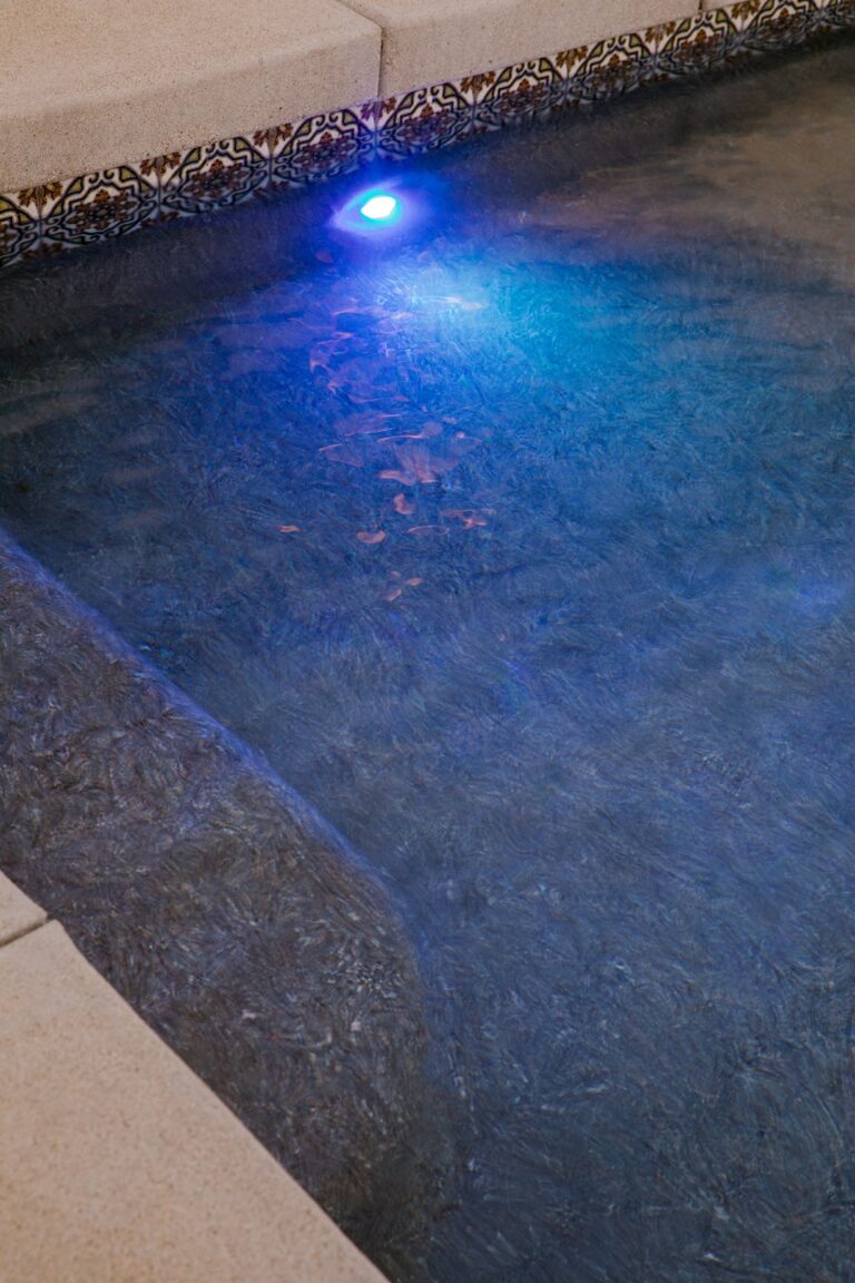 Custom backyard pool light